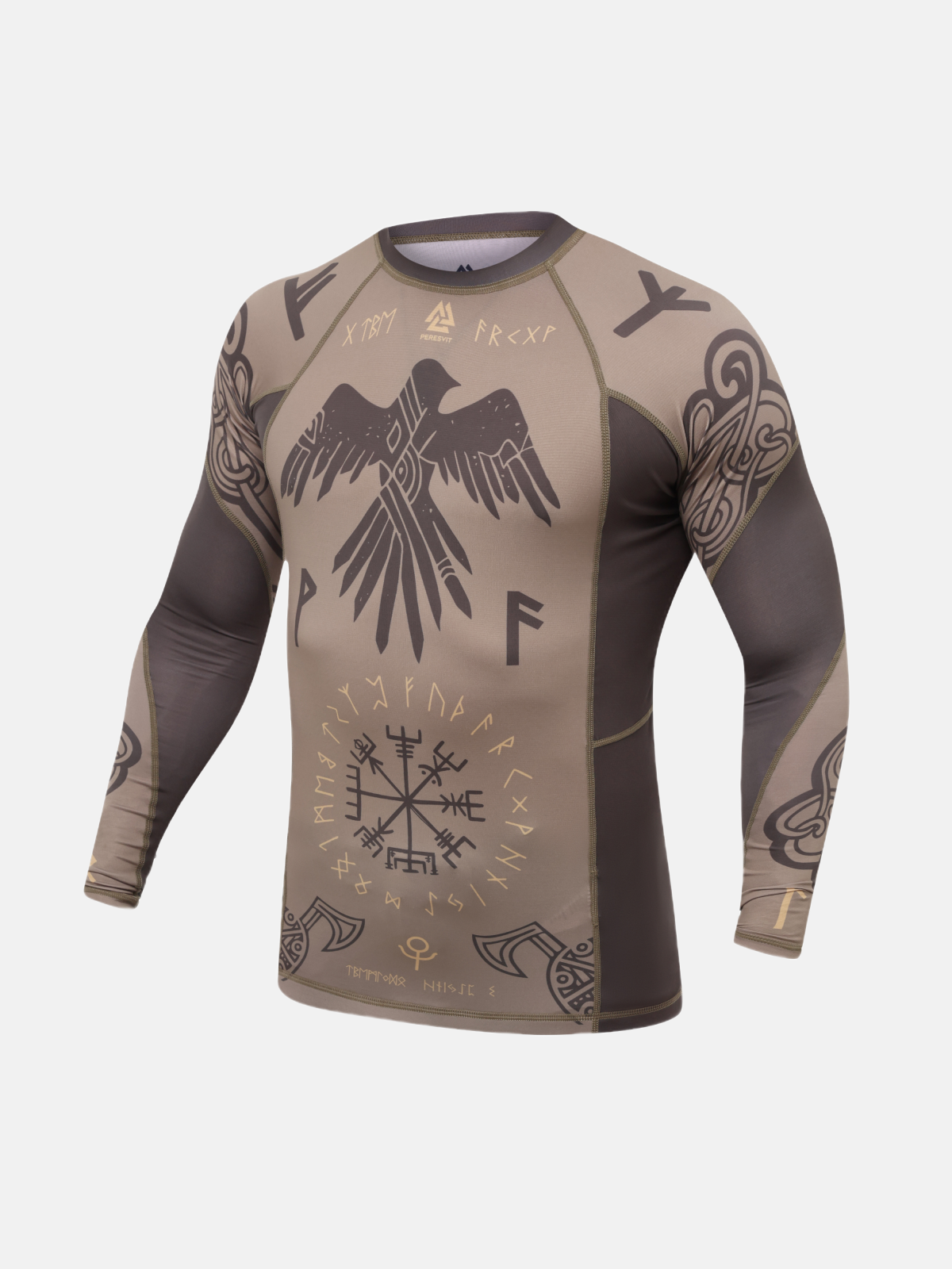 Valhalla Rashguard Long Sleeve Ash Brown, Photo № 3